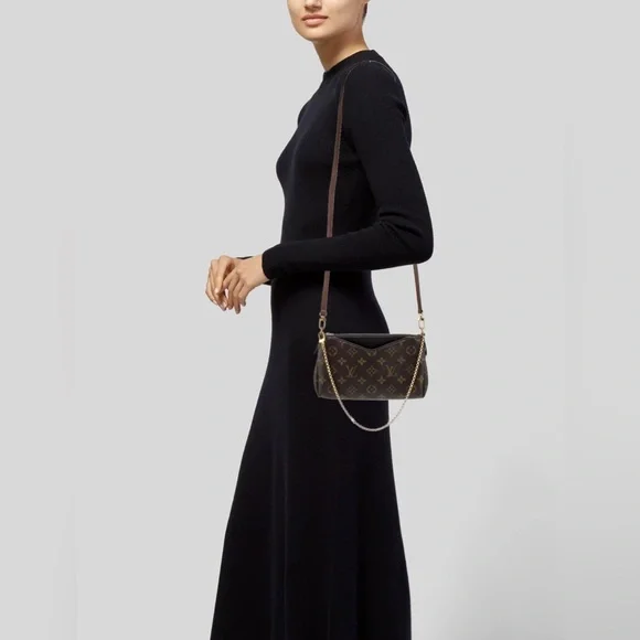 Louis Vuitton LV Monogram Pallas Clutch - Picture 1 of 5